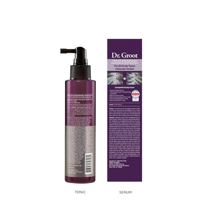 Dr. Groot Thickening Scalp Serum and Calming Tonic Set for Hair Loss